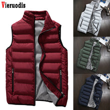 Load image into Gallery viewer, Spring Autumn Men New Stylish 2019 Vest Mens Plus Size 5XLWarm Sleeveless Jacket Men Winter Waistcoat Men's Vest Casual Coats
