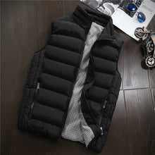 Load image into Gallery viewer, Spring Autumn Men New Stylish 2019 Vest Mens Plus Size 5XLWarm Sleeveless Jacket Men Winter Waistcoat Men's Vest Casual Coats