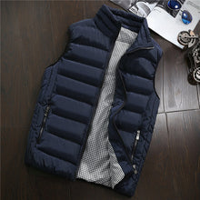 Load image into Gallery viewer, Spring Autumn Men New Stylish 2019 Vest Mens Plus Size 5XLWarm Sleeveless Jacket Men Winter Waistcoat Men's Vest Casual Coats