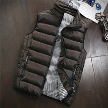Load image into Gallery viewer, Spring Autumn Men New Stylish 2019 Vest Mens Plus Size 5XLWarm Sleeveless Jacket Men Winter Waistcoat Men's Vest Casual Coats