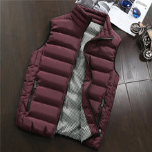 Load image into Gallery viewer, Spring Autumn Men New Stylish 2019 Vest Mens Plus Size 5XLWarm Sleeveless Jacket Men Winter Waistcoat Men's Vest Casual Coats