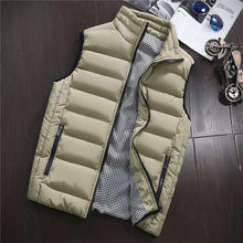 Load image into Gallery viewer, Spring Autumn Men New Stylish 2019 Vest Mens Plus Size 5XLWarm Sleeveless Jacket Men Winter Waistcoat Men's Vest Casual Coats